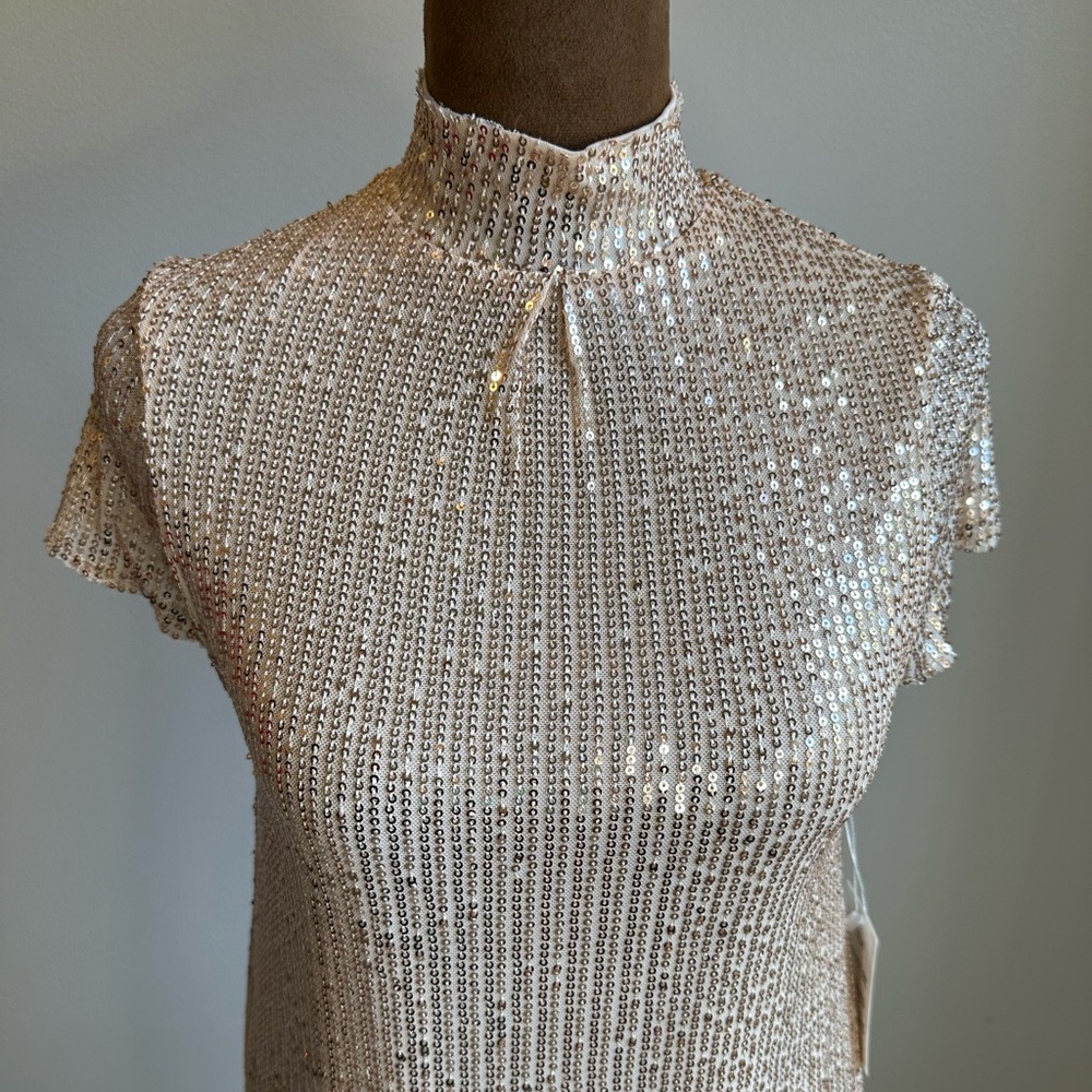 JOYFOLIE Mia Joy Michelle Dress In Champagne - Picture 8 of 16